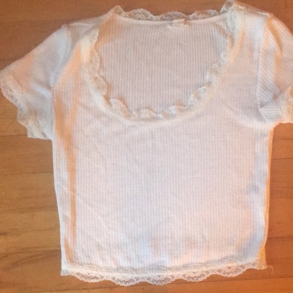 Off white stretchy shirt - Picture 1 of 5